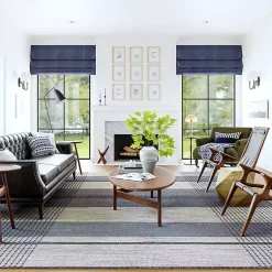 Kirklands Home Area Rugs|Blue Portland Emily Henderson x RugsUSA Rug, 5x8