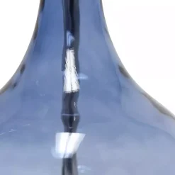 Kirklands Home Table Lamps|Rippled Glass Droplet Table Lamp Blue