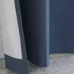 Kirklands Home Curtains & Drapes|Room Darkening Curtain Panel Set, 84 in. Blue