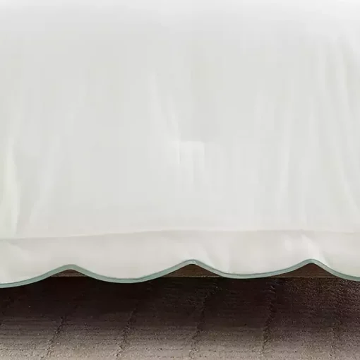 Kirklands Home Comforters|Blue Scalloped Edge 3-pc. King Comforter Set