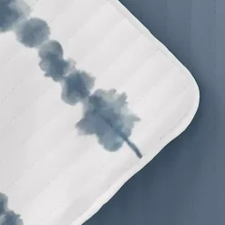 Kirklands Home Quilts|Blue Shibori Reversible 3-pc. Queen Quilt Set