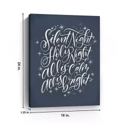 Sale Silent Night Christmas Wall Plaque Christmas Art & Wall Decor