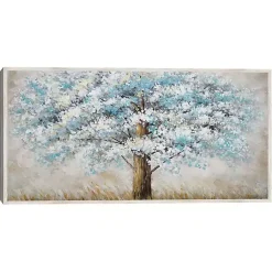 Kirklands Home Canvas Art|Blue Solitude Framed Canvas Art Print