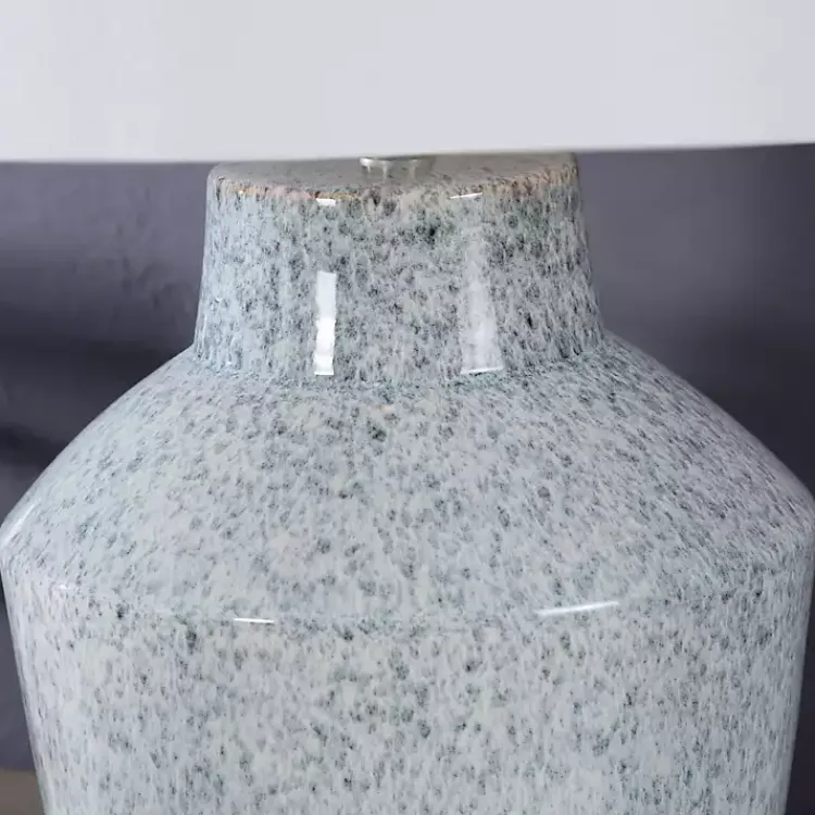 Kirklands Home Table Lamps|Speckled Ceramic Jar Table Lamp Blue