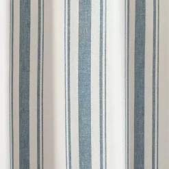 Kirklands Home Curtains & Drapes|Stripe Farmhouse Curtain Panel Set, 95 in. Blue
