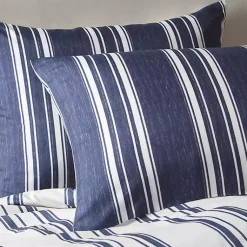 Kirklands Home Comforters|Blue Stripe Jackson 3-pc. King Comforter Set