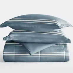Kirklands Home Comforters|Striped Reversible 2-pc. Twin Comforter Set Blue
