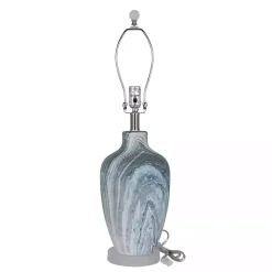 Kirklands Home Table Lamps|Blue Swirl Geode Table Lamp, Set of 2 White