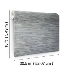 Kirklands Home Wall Murals & Wallpaper|Textured Grassweave Peel & Stick Wallpaper Blue