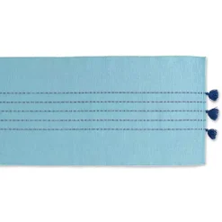 Kirklands Home Table Linens|Thera Stripe Table Runner Blue