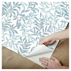 Kirklands Home Wall Murals & Wallpaper|Vines Peel & Stick Wallpaper Blue