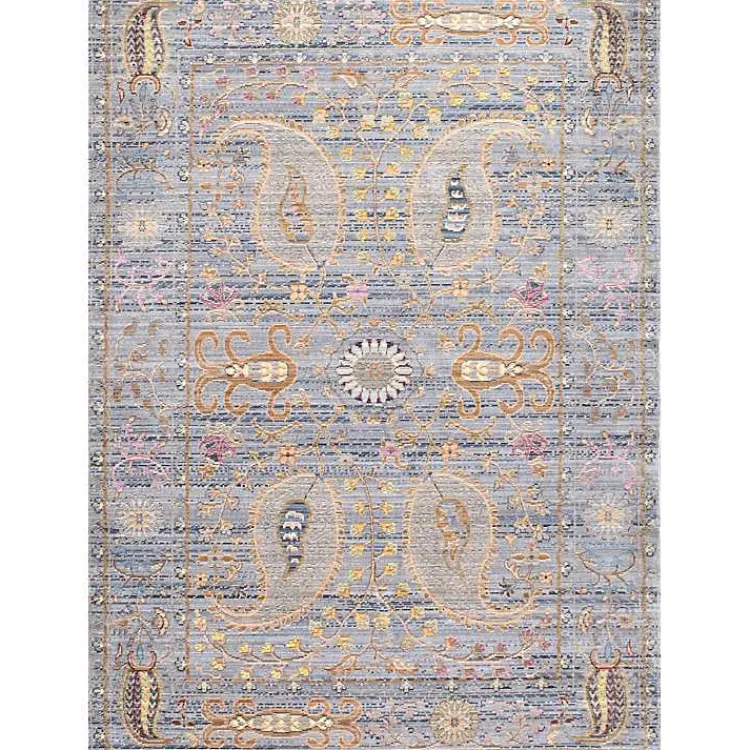 Kirklands Home Area Rugs|Blue Vintage Killian Area Rug, 5x8