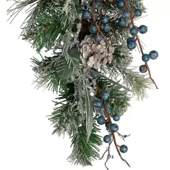 Outlet Blueberry and Pine Teardrop Swag Christmas Wreaths