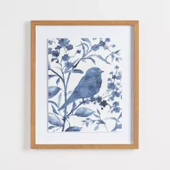 Kirklands Home Framed Art|Bluebird on Branch I Framed Art Print