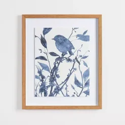 Kirklands Home Framed Art|Bluebird on Branch II Framed Art Print