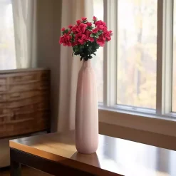 Best Blush Ceramic Bottleneck Floor Vase Vases
