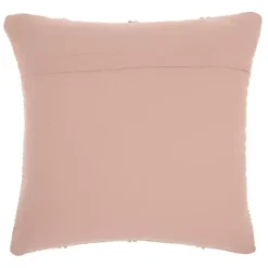 Blush Diamond Lattice Throw Pillow Pillows