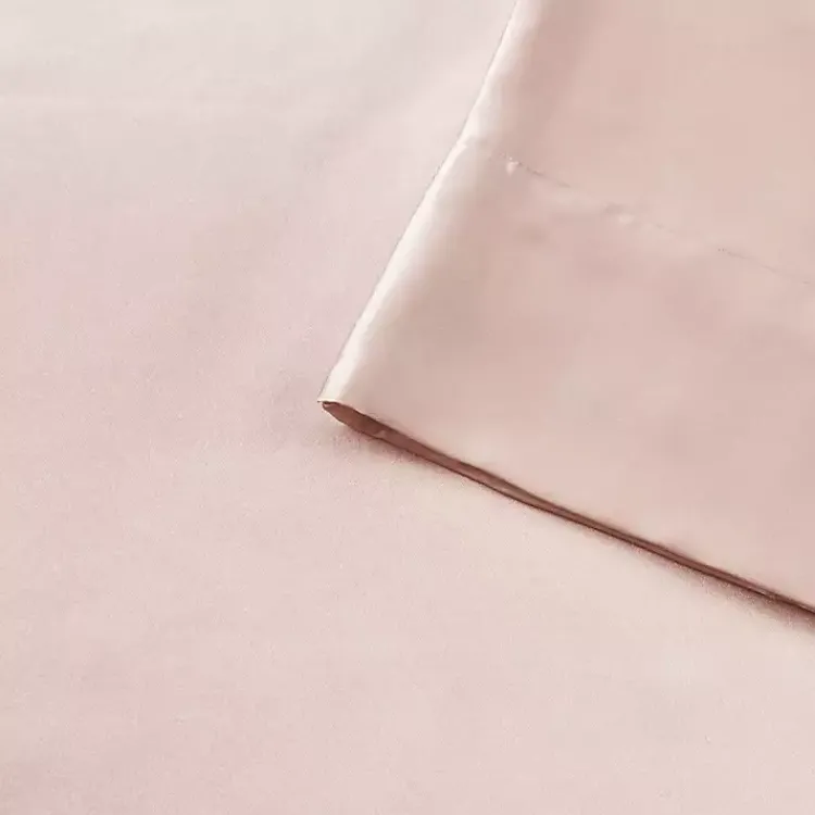 Kirklands Home Bed Sheets|Blush Satin King 2-pc. Pillow Case Set Pink