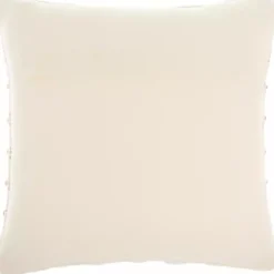 Outlet Blush Woven Knotted Stripes Throw Pillow Pillows