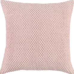 Online Blush Woven Nubby Pillow Pillows