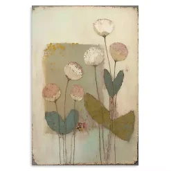 Kirklands Home Canvas Art|Blushcup Floral Encaustic Canvas Art Print Multi