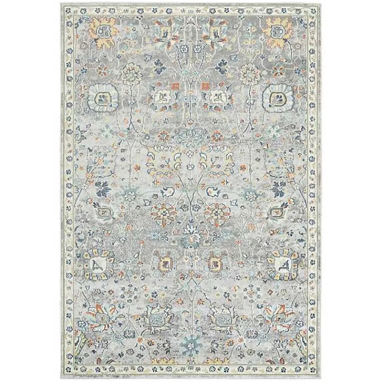 Kirklands Home Area Rugs|Bohemian Hialeah Accent Rug, 2x3 Gray