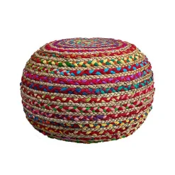 Outlet Boho Beauty Braided Pouf Poufs & Floor Cushions