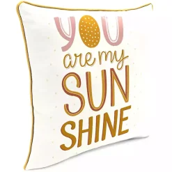 Kirklands Home Outdoor Cushions & Pillows|Boho You Are My Sunshine Outdoor Pillow