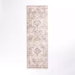 Kirklands Home Area Rugs|Bone Rosette Runner, 2x7