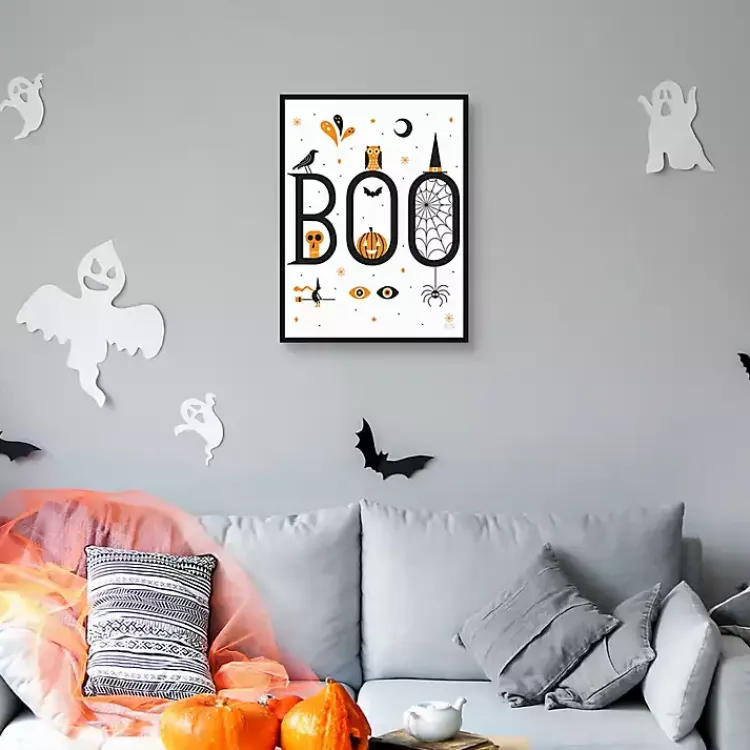 Best Boo Spooky Icons Halloween Wall Plaque Halloween
