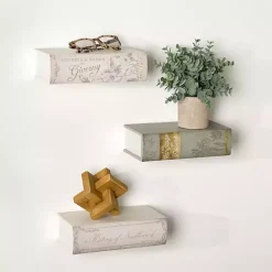 Kirklands Home Shelves|Book Floating Shelves, Set of 3