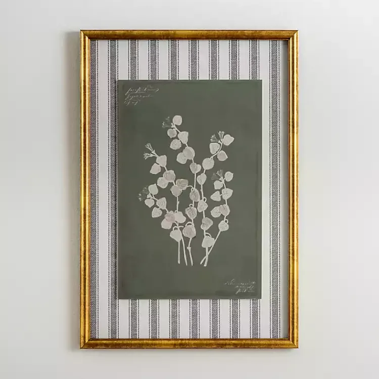 Kirklands Home Framed Art|Botanical Stripes III Framed Art Print