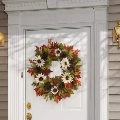 Outlet Bountiful Sunflowers Autumn Blend Wreath Wreaths