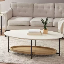Kirklands Home Coffee Tables|Bowie Wood and Metal Coffee Table