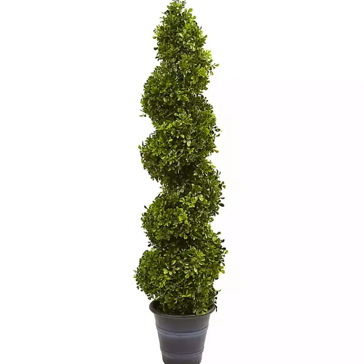 Boxwood Spiral Topiary, 48 in. Trees & Topiaries