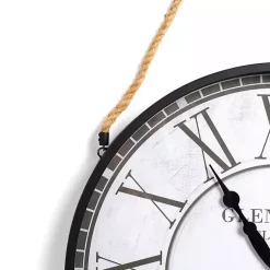 Kirklands Home Clocks|Brennan Rope Hanger Wall Clock