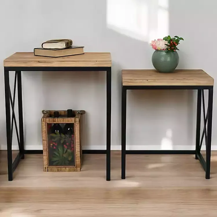 Kirklands Home Accent & End Tables|Briacrest Nesting Accent Tables, Set of 2