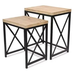Kirklands Home Accent & End Tables|Briacrest Nesting Accent Tables, Set of 2