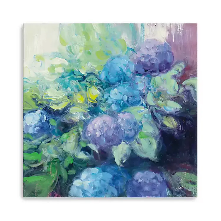 Kirklands Home Canvas Art|Bright Blooming Hydrangea Canvas Wall Art