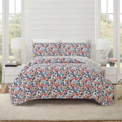 Kirklands Home Quilts|Bright Blossom 3-pc. Full/Queen Quilt Set Multi