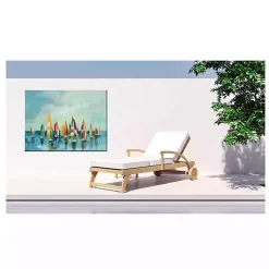 Kirklands Home Outdoor Wall Decor|Bright Sails Outdoor Canvas Art Print