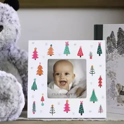 Bright Tree Whimsy Wonderland Picture Frame, 4x4 Christmas Decorations