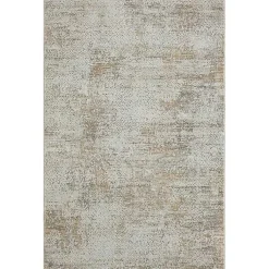 Kirklands Home Area Rugs|Brisbane Beige Faded Damask Area Rug, 5x8