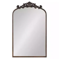 Kirklands Home Decorative Mirrors|Bronze Arendahl Arched Mirror, 19x31 in. Brown