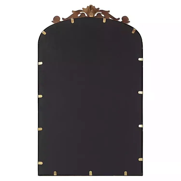 Kirklands Home Decorative Mirrors|Bronze Arendahl Arched Mirror, 19x31 in. Brown