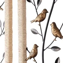 Kirklands Home Wall Plaques|Bronze Bird and Branch Wall Plaques, Set of 2