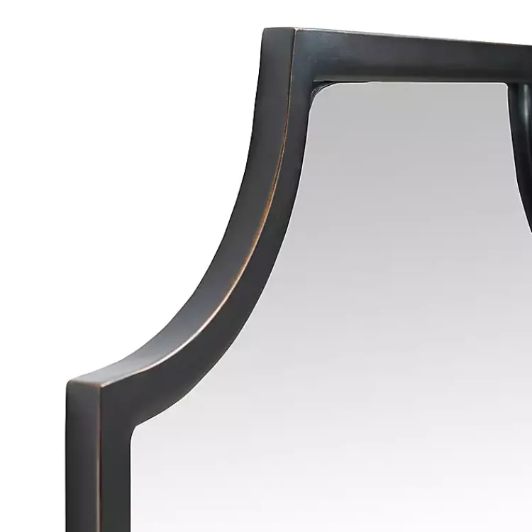 Kirklands Home Decorative Mirrors|Bronze Metal Abigail Mirror Brown