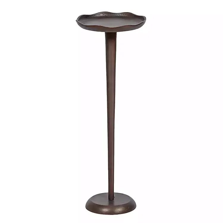 Kirklands Home Accent & End Tables|Bronze Metal Alicia Accent Table Brown