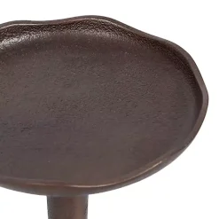Kirklands Home Accent & End Tables|Bronze Metal Alicia Accent Table Brown
