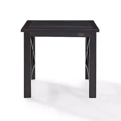 Kirklands Home Outdoor Tables|Bronze Metal Dayton Outdoor Side Table Brown